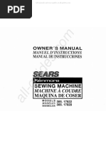Brother LH4-B814-4 Instruction Manual | PDF | Sewing Machine | Sewing