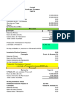 Costos Por Procesos Sin Inventario Inicial Ni Final, Ejemplo en El Aula 2024 10 PDF