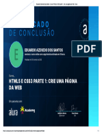Eduardo Azevedo Dos Santos - Curso HTML5 e CSS3 Parte 1 - Crie Uma Página Da Web - Alura