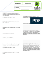 Atividades Área, Perímetro e Volume Sem Resposta