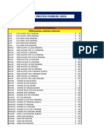 Lista de Precios Febrero 2024