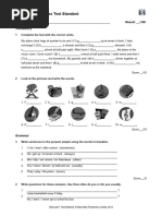 Motivate! 1 Test U5 Standard