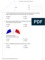 Ulangan Harian 1 (Transformasi Geometri) - Quizizz