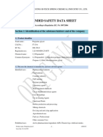 SDS - Propilenoglicol - Dongying Hi-Tech