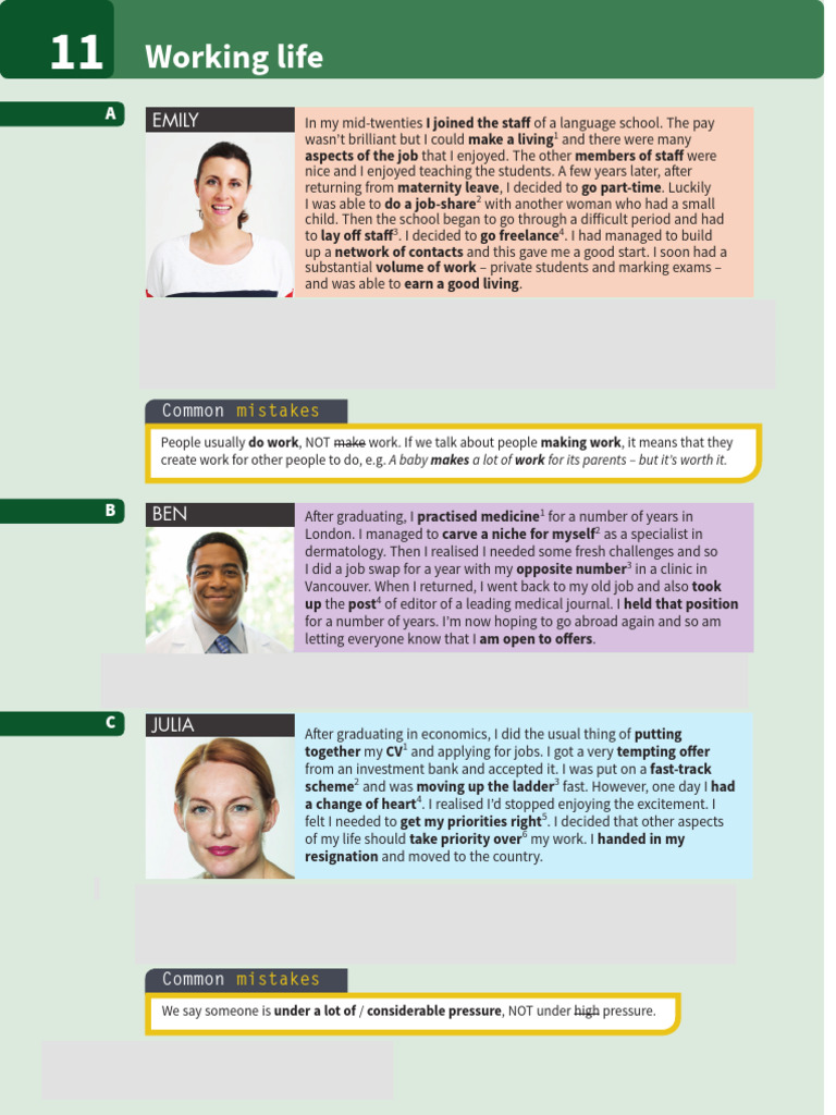 Common Workplace Mistakes and Experiences | PDF