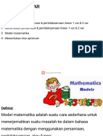 Presentasi Model Matematika