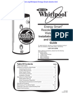 Whirlpool Energy Smart Electric Manual