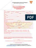 Ficha Inscrição Desbravador Atualizada