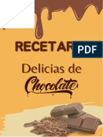 Recetario Delicias de Chocolate