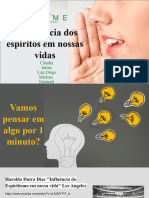 A Influência Dos Espíritos em Nossas Vidas