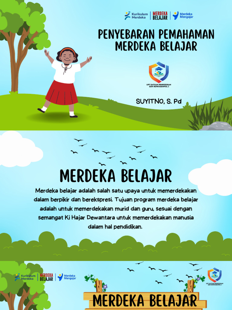 Penyebaran Pemahaman Merdeka Belajar | PDF