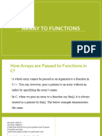 Array To Functions