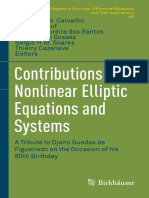 Contributions To Nonlinear Elliptic Equations and Systems