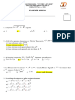 Examen de Ingreso