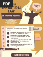 Chapter II The Natural Law St. Thomas Aquinas