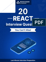 20 React - Questions - 1704477511744