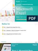 Microsoft Excel Portfolio Part 1 - Fatima Azzahra