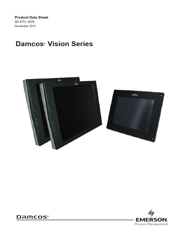 Damcos Vision Series SD 8751 2E05 1 | PDF | Computer Monitor | Power Supply