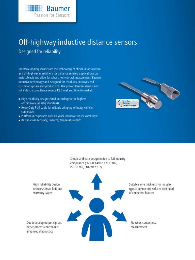 Baumer Off-highway-inductive-distance-sensors-IR18 EN 1804 BR 11201246 ...