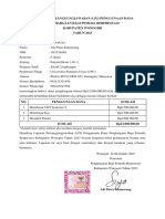 Contoh LPJ Format A