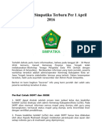 Ketentuan Simpatika Terbaru Per 1 April 2016