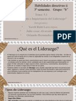 5.1 Concepto e Importancia Del Liderazgo.