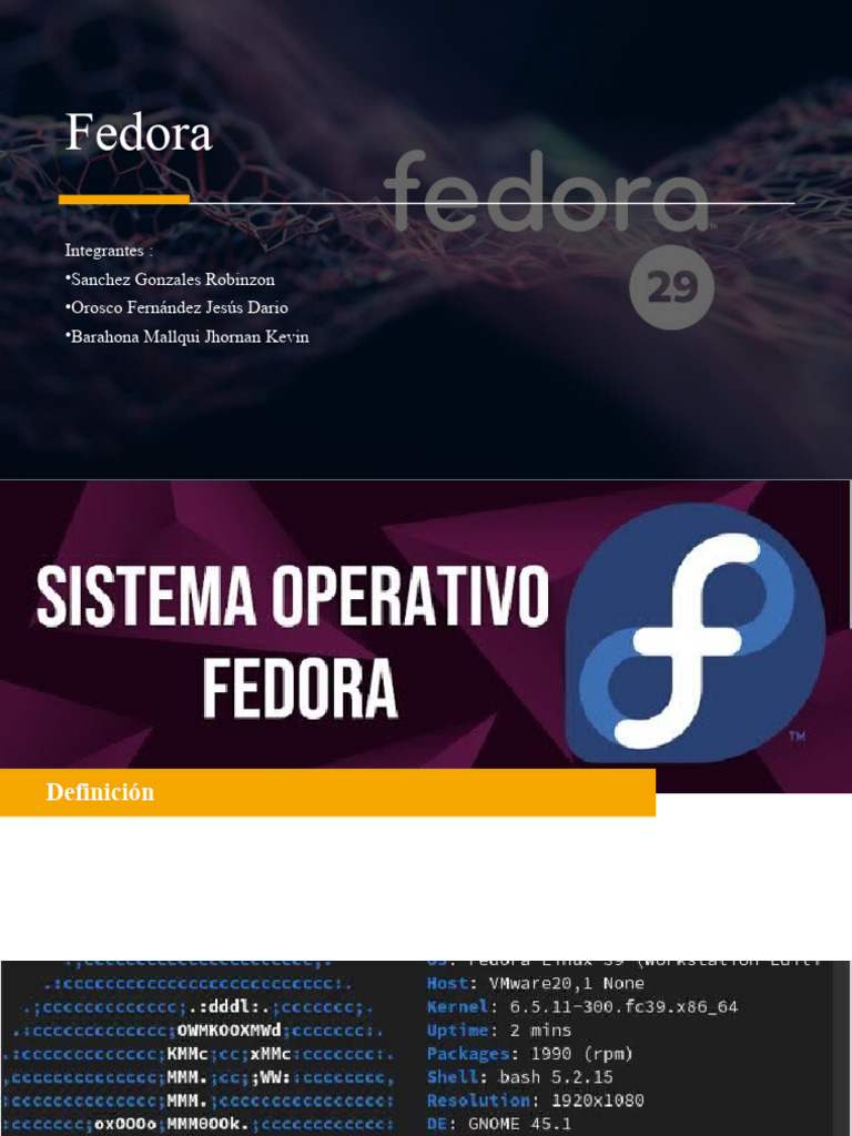 Fedora: Innovación en Linux Open Source | PDF