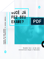 Post Azul e Preto de Novembro Azul para Redes Sociais