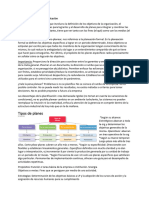 Tipos de Planes: Unidad Temática N° 4: Planificación