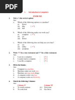 Computer Class 1 Key