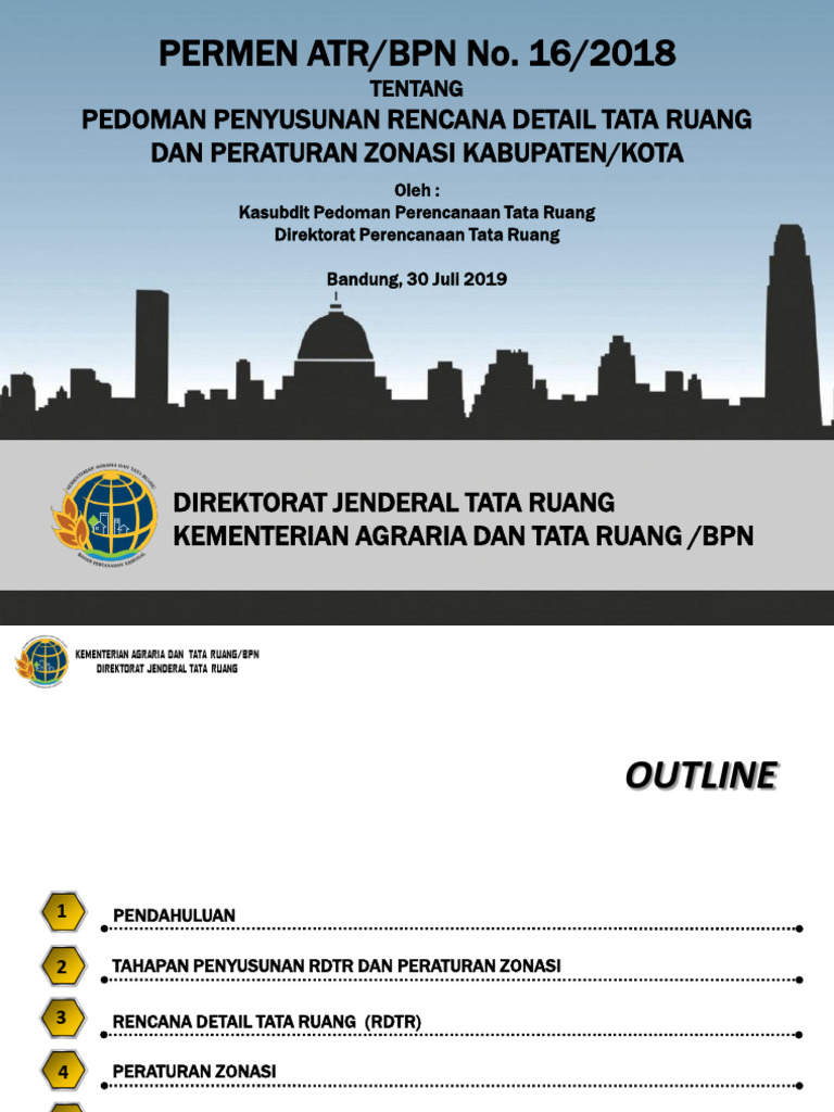 Pedoman Penyusunan Rdtr Pz Bandung Pdf
