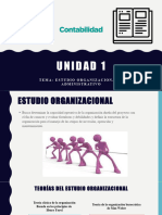 1.6 Unidad I Estudio Organizacional y Administrativo