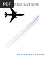 Air Regulations DGCA Notes | PDF