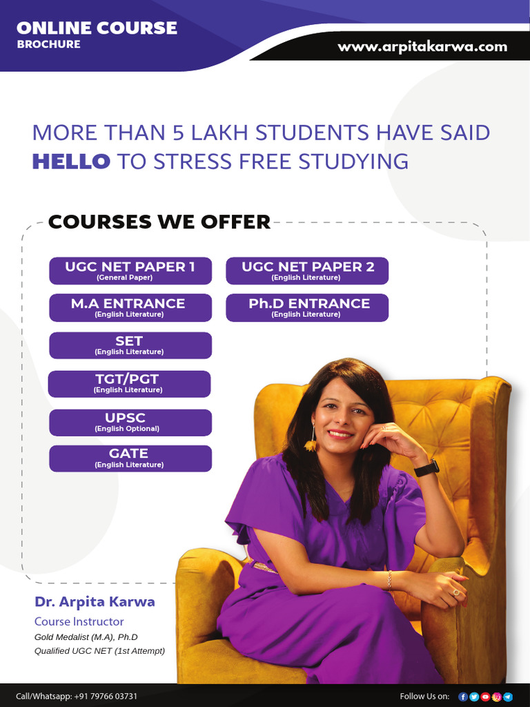 Arpita Karwa Course Brochure PDF Payments Mobile App