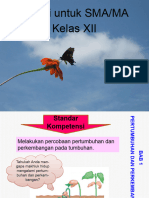 Pertumbuhan Dan Perkembangan