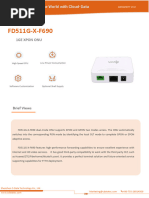 CDATA-XPON ONU - (C+ BOSA) - FD511G-X-F690 (1GE) Datasheet-V3.0