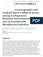 Evaluating NG-Test CARBA 5 Multiplex Immunochromatographic and Cepheid Xpert CARBA-R Assays Among Carbapenem-Resistant Enterobacterales Isolates Associated With Bloodstream Infection - PubMed