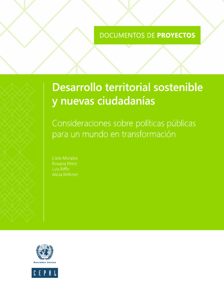 Desarrollo Territorial Sostenible Pdf