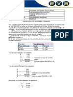 Ejercicio de Opciones Forward