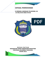 Proposal Permohonan Jaringan Internet