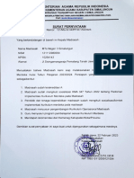 Surat Pernyataan Kurikulum Merdeka