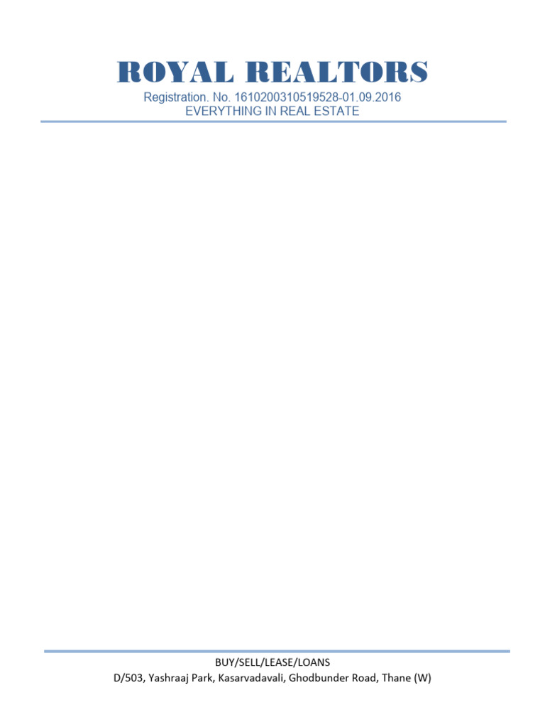 Royal Realtors: Real Estate Essentials | PDF