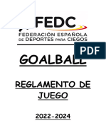 Reglamento de Juego Goalball 2022-2024