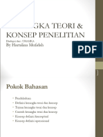 Kerangka Konsep & Kerangka Teori