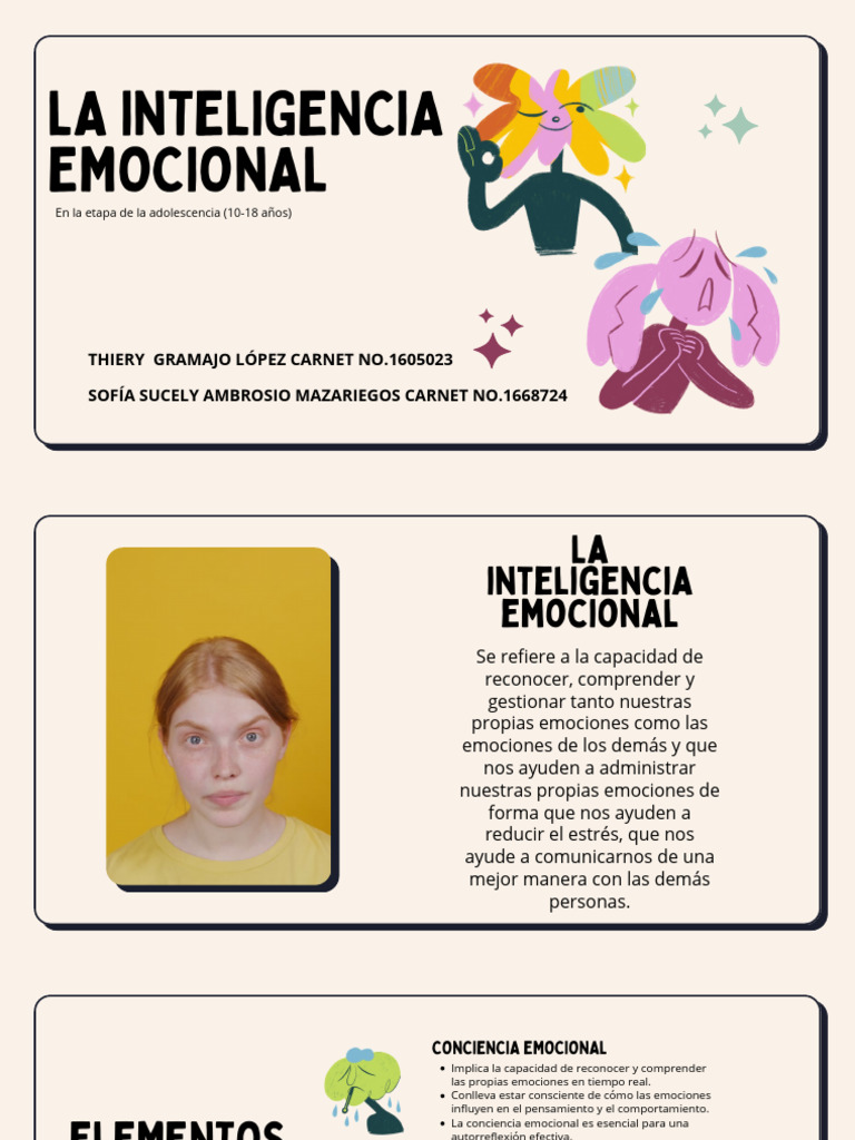 Inteligencia Emocional Adolescente | PDF | Las emociones | Adolescencia