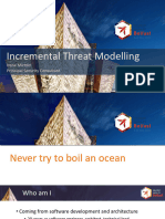 Incremental Threat Modelling - Irene Michlin - OWASP - AppSec-Eu - 2017