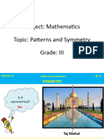 3 CB III Math Patterns and Symmetry