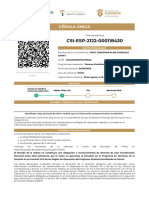Acuse de Cedula Unica - CSI-ESP-2122-000118430
