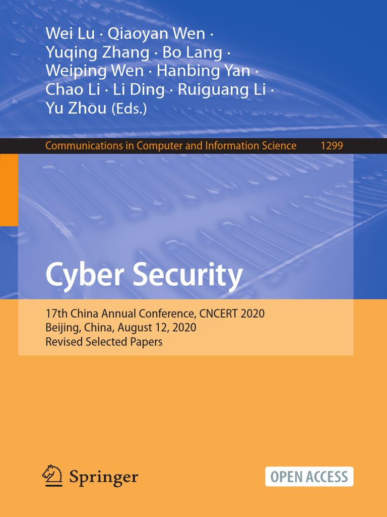 2020 Book CyberSecurity | PDF | Proxy Server | Password