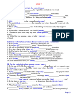 Verb Forms E9 (Unit 7-12)